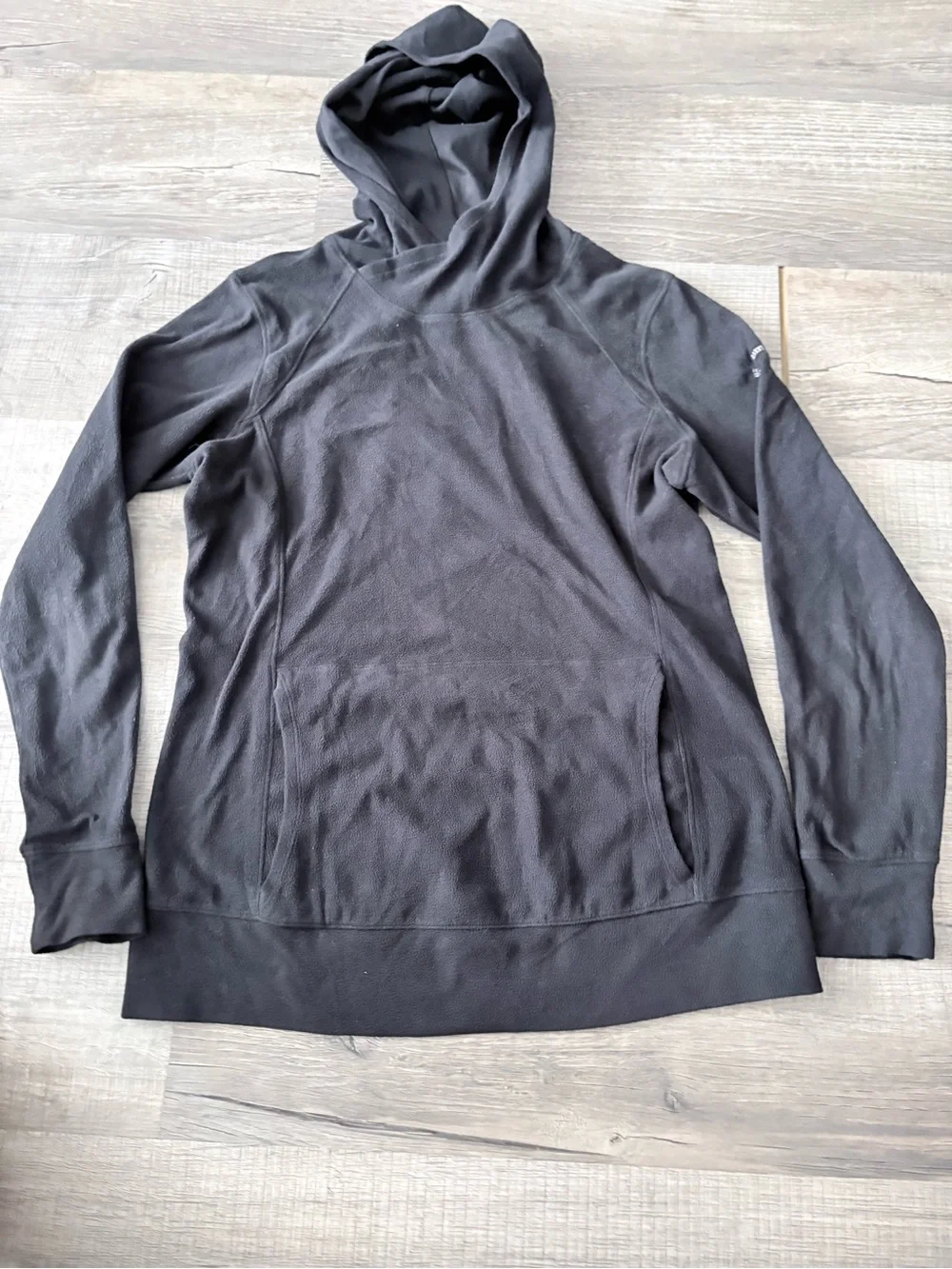 Columbia Black Pullover fleece hoodie size m